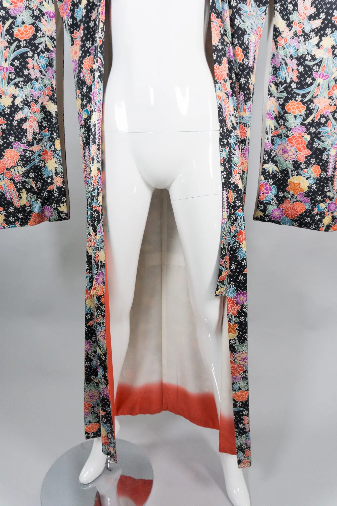 Japanese Rainbow Floral Kimono