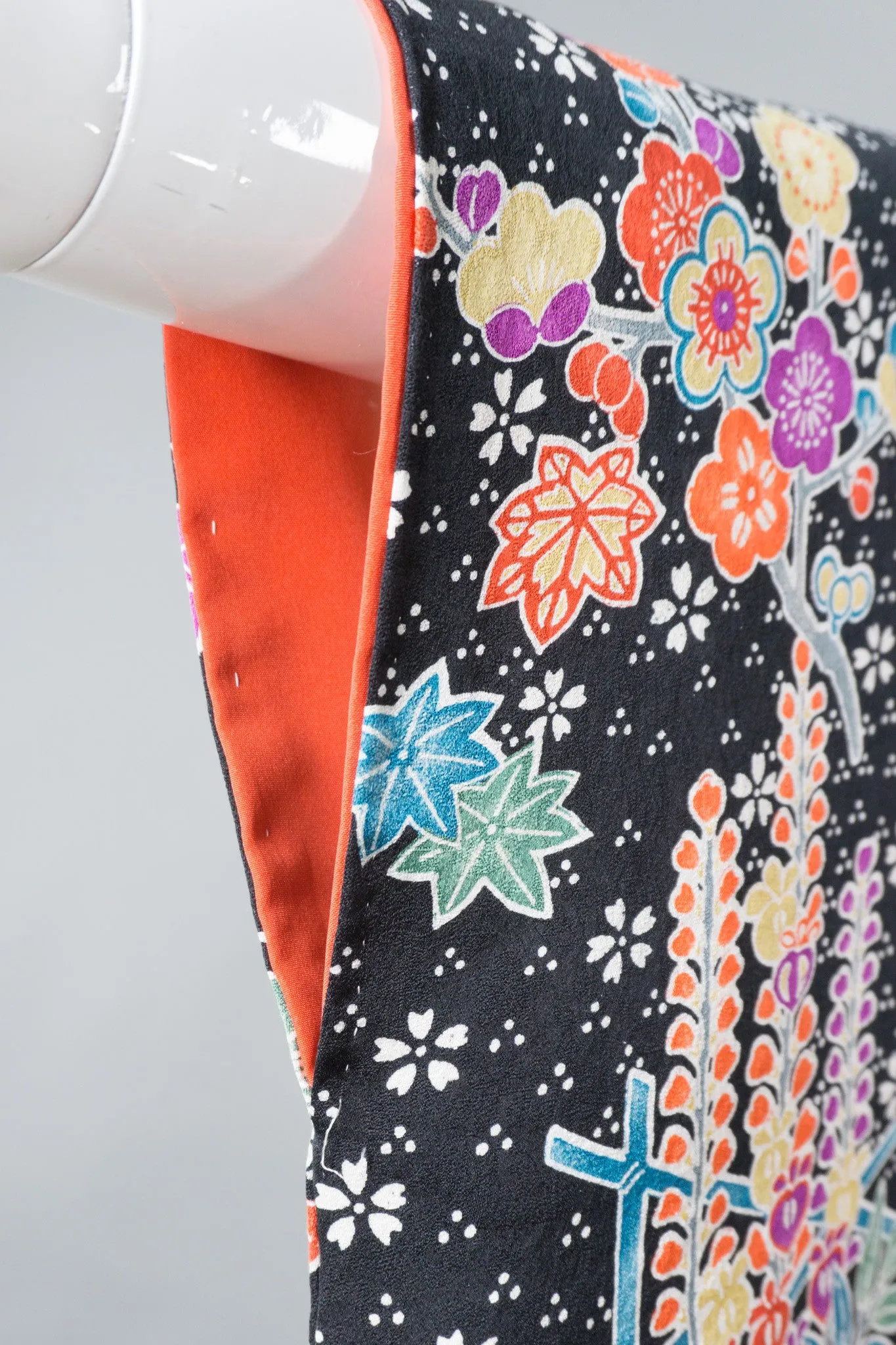 Japanese Rainbow Floral Kimono