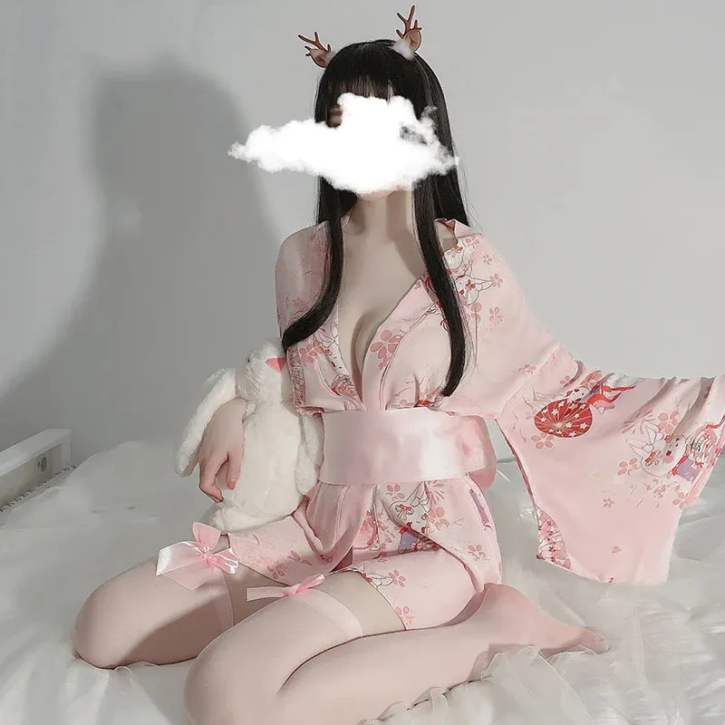 Japanese Sakura Kimono Set Yv30609