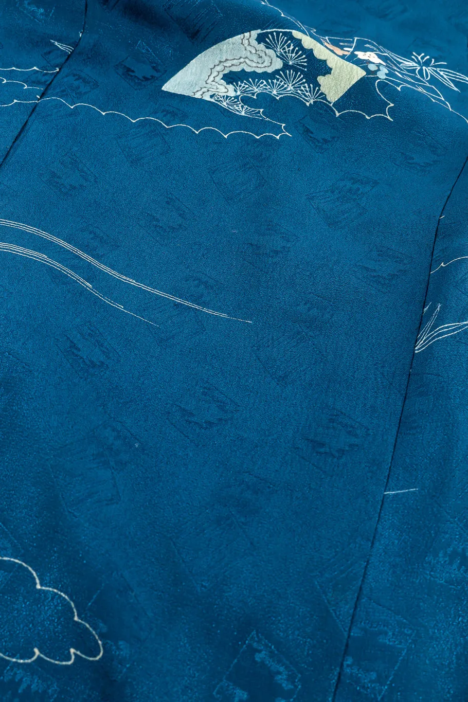 Japanese Stormy Seas Fan Kimono