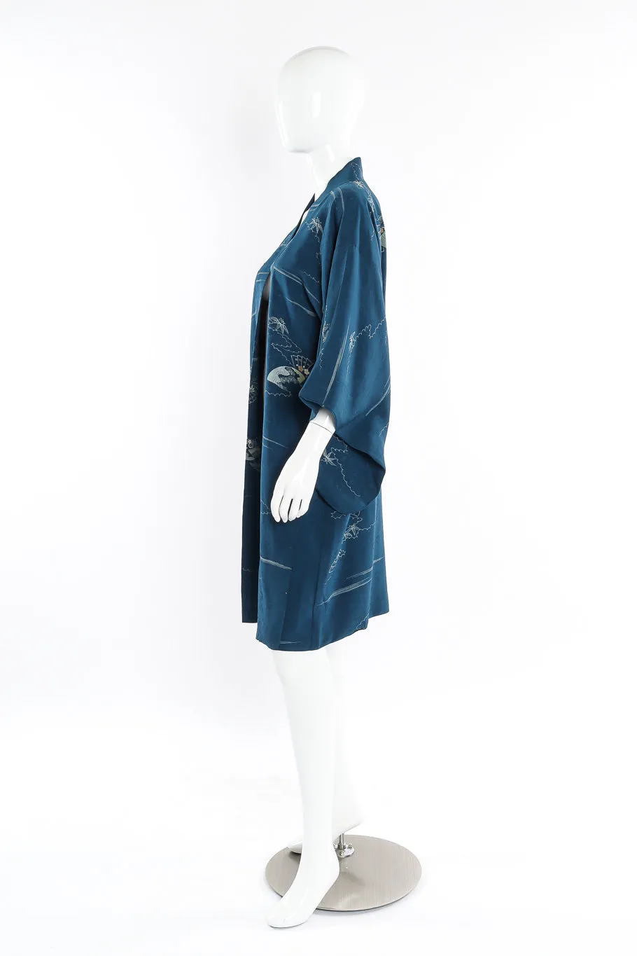 Japanese Stormy Seas Fan Kimono