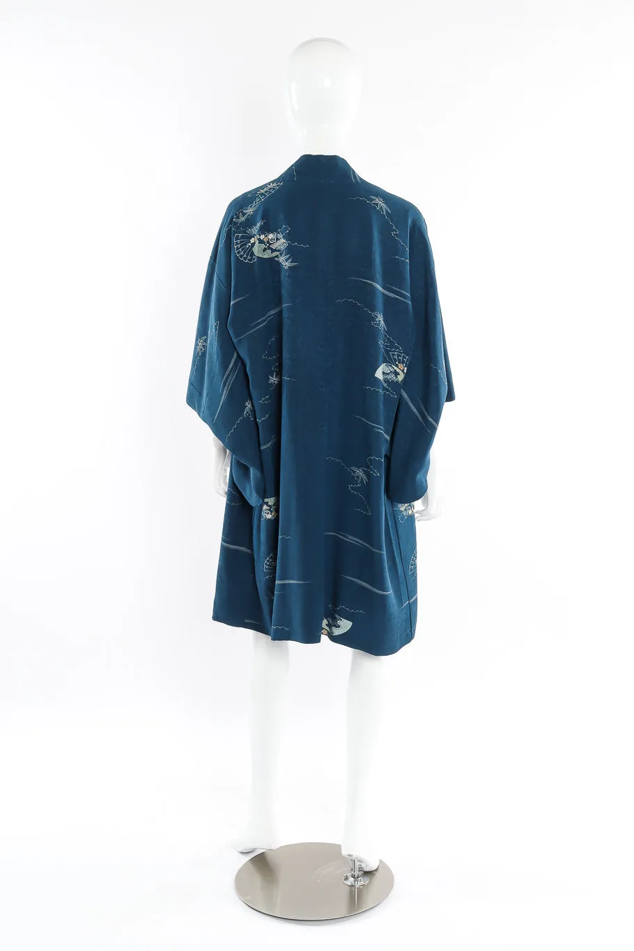 Japanese Stormy Seas Fan Kimono