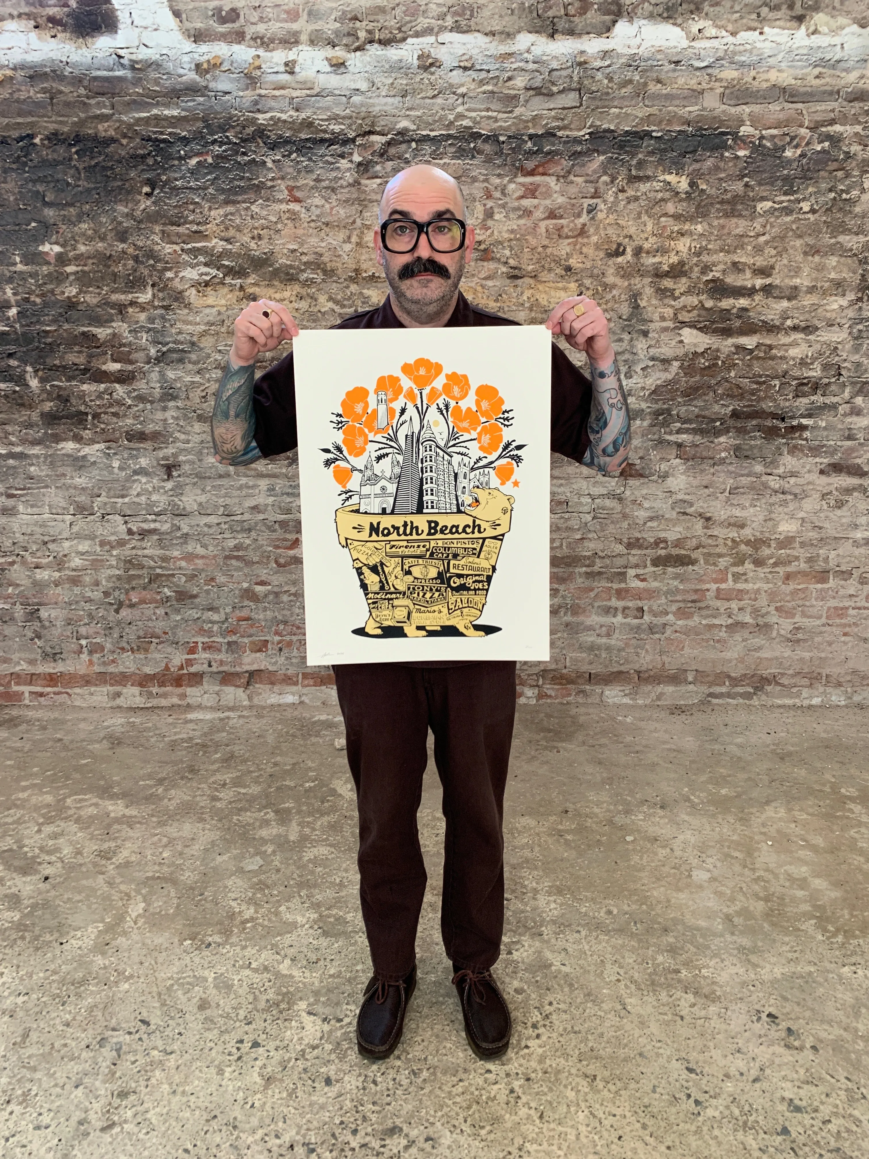 Jeremy Fish - "North Beach" Print