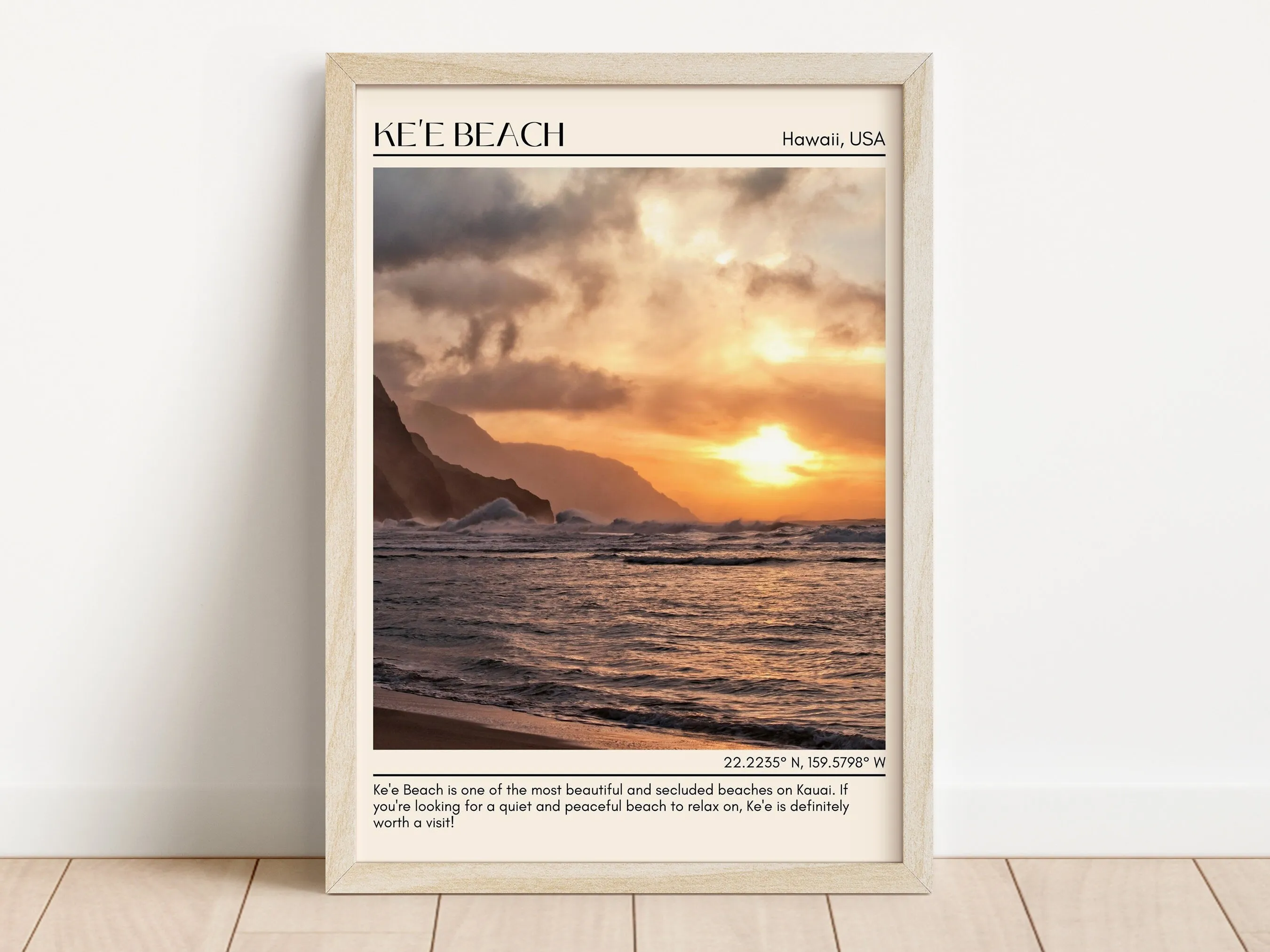 Ka'e Beach Wall Canvas, USA