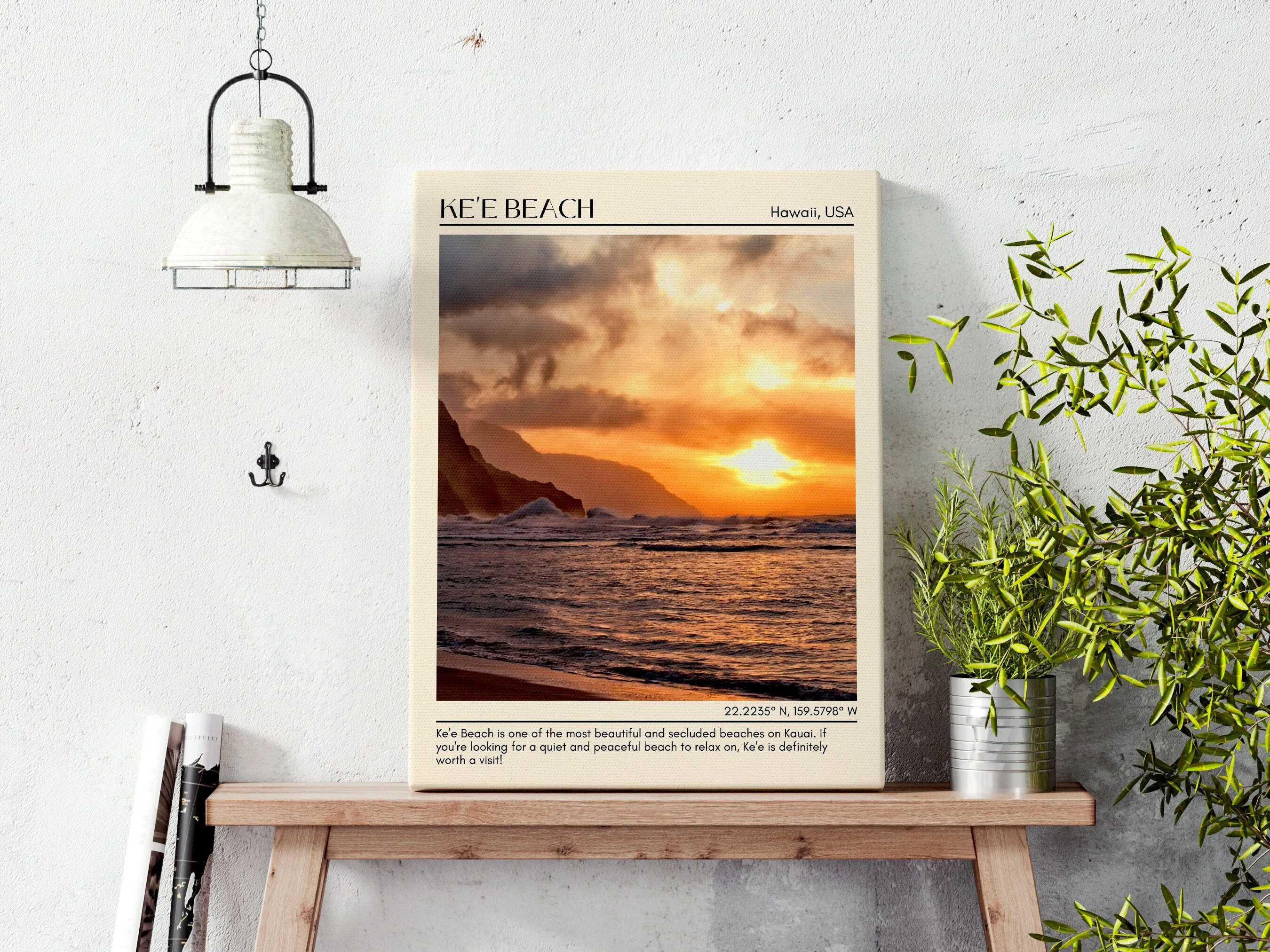 Ka'e Beach Wall Canvas, USA