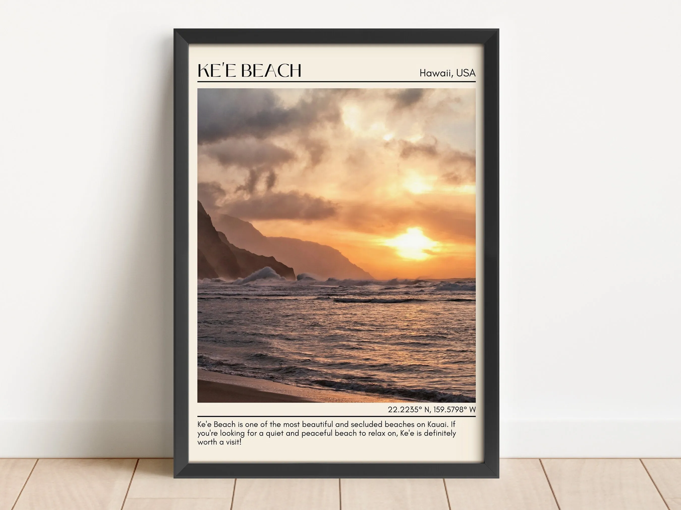 Ka'e Beach Wall Canvas, USA