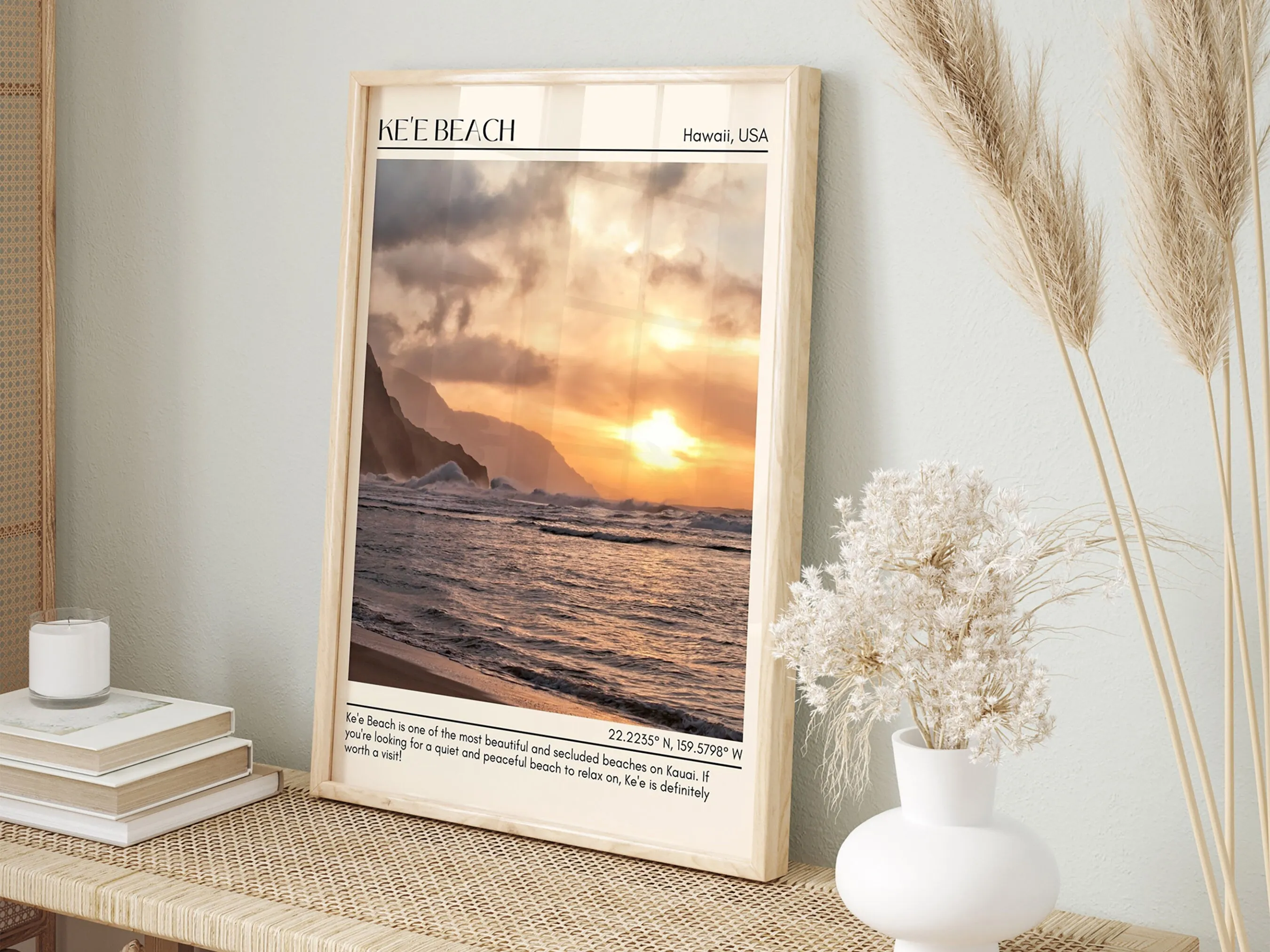 Ka'e Beach Wall Canvas, USA