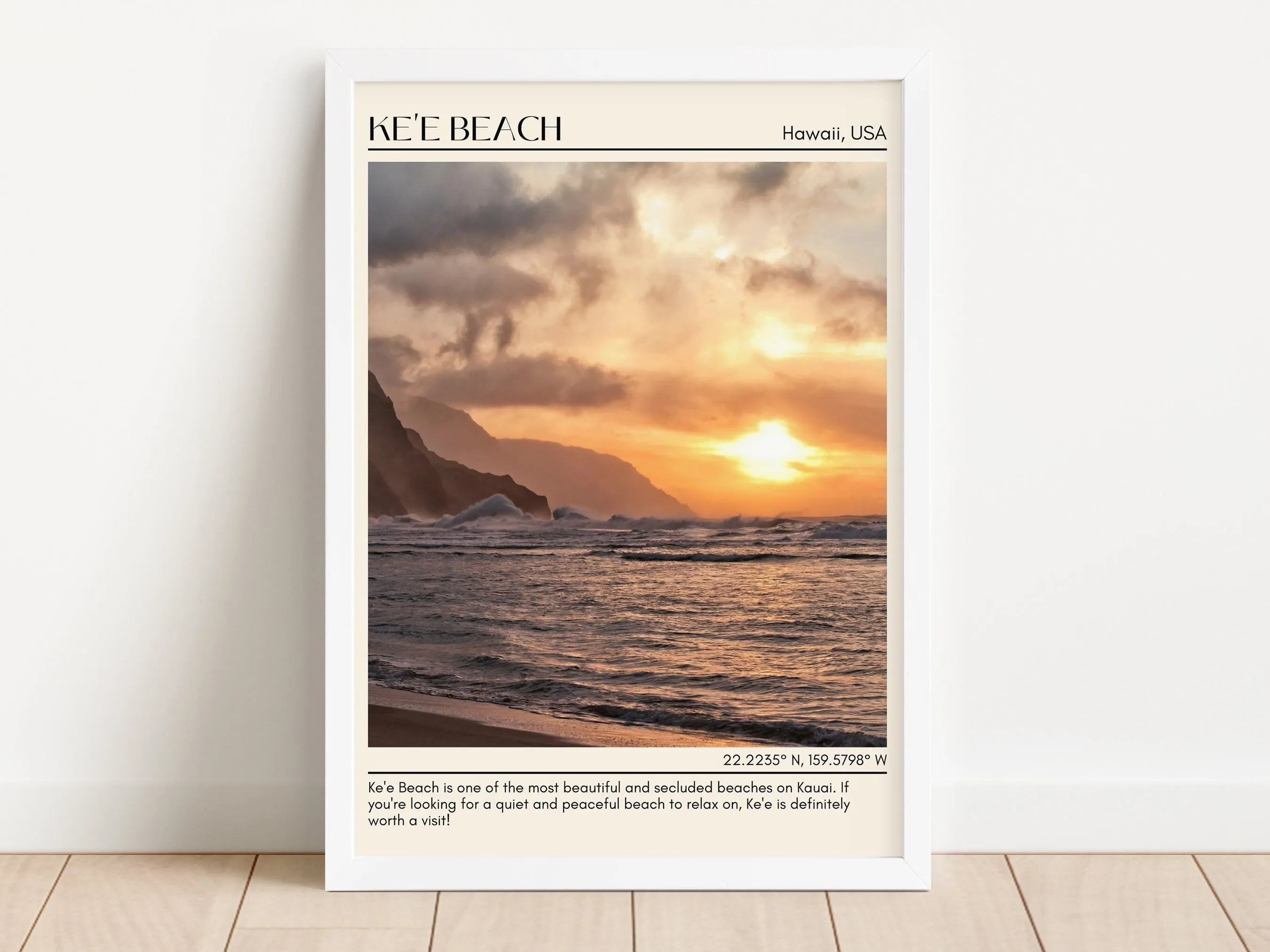 Ka'e Beach Wall Canvas, USA