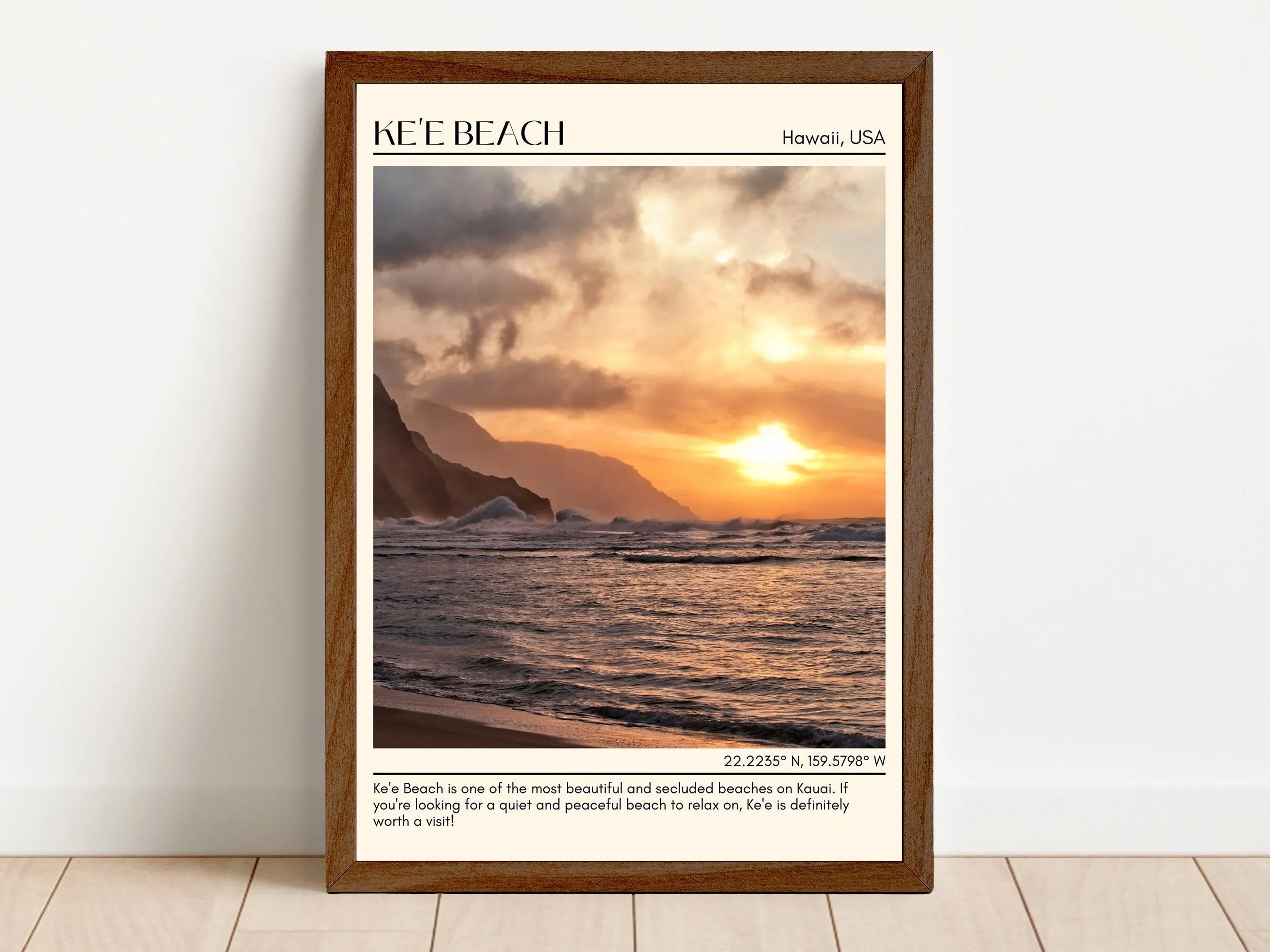 Ka'e Beach Wall Canvas, USA