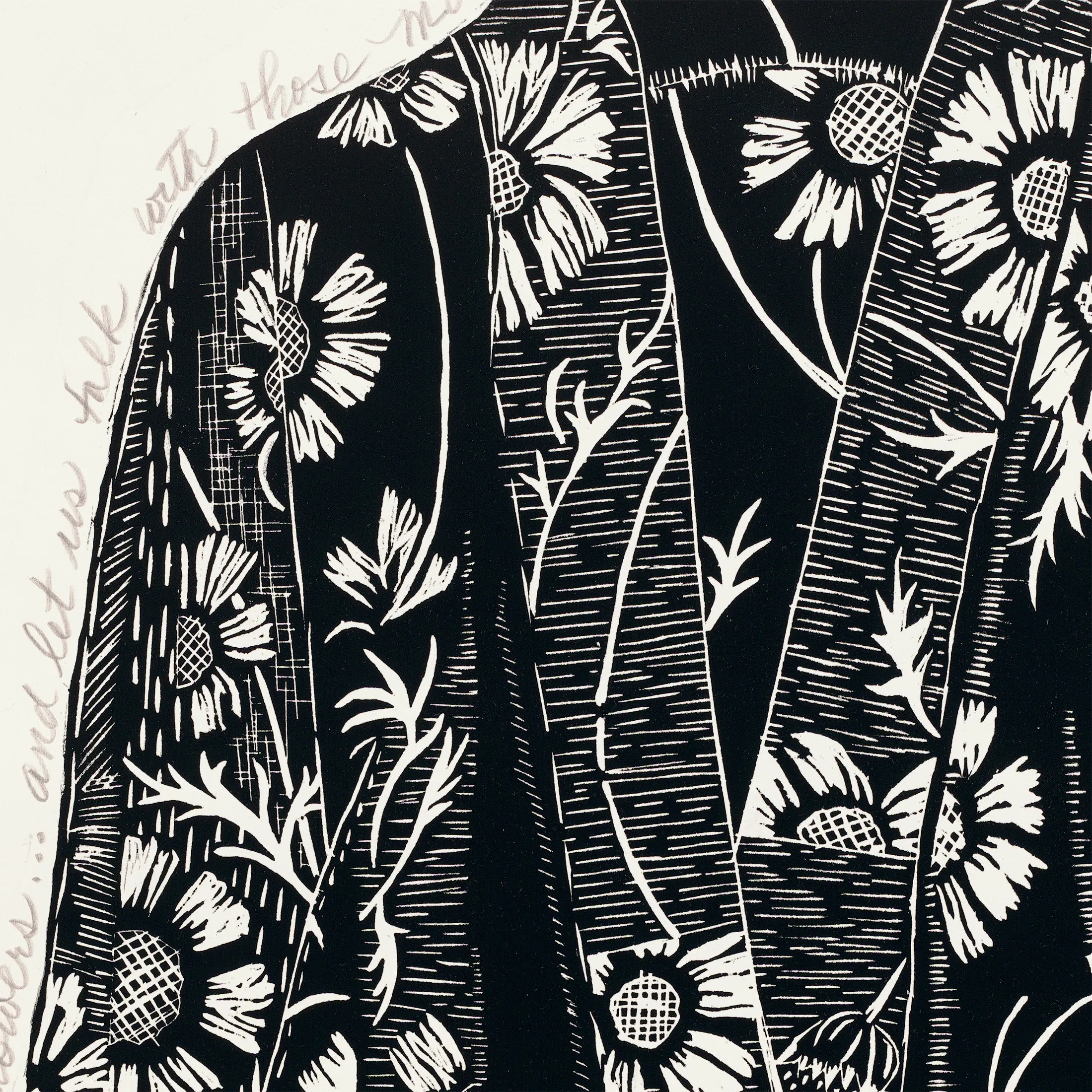 Kimono, Sunflower-original-limited edition