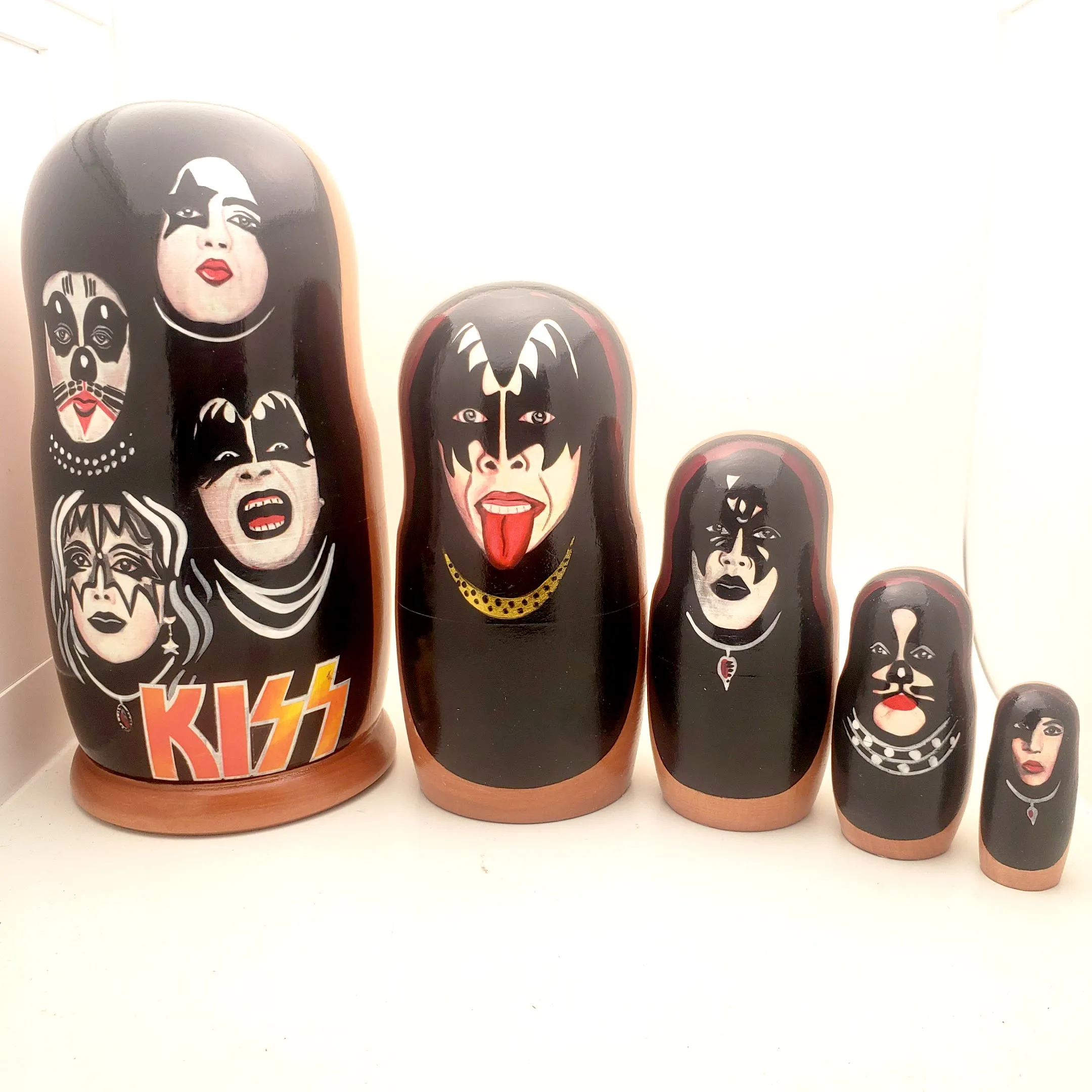 Kiss Band Stacking Doll Gift 7"Tall