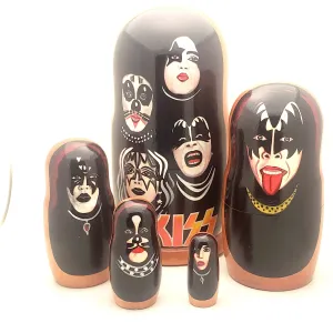Kiss Band Stacking Doll Gift 7"Tall