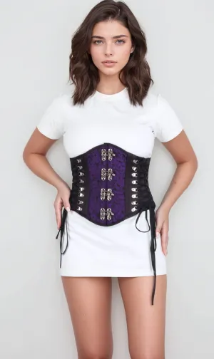 Krisalyn Purple Waspie Corset