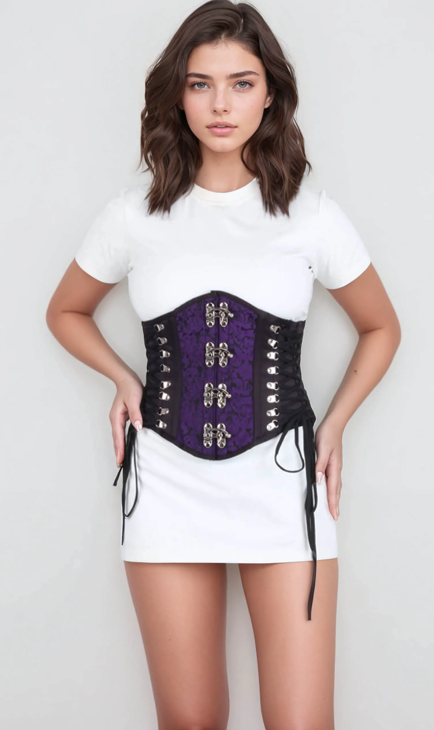 Krisalyn Purple Waspie Corset