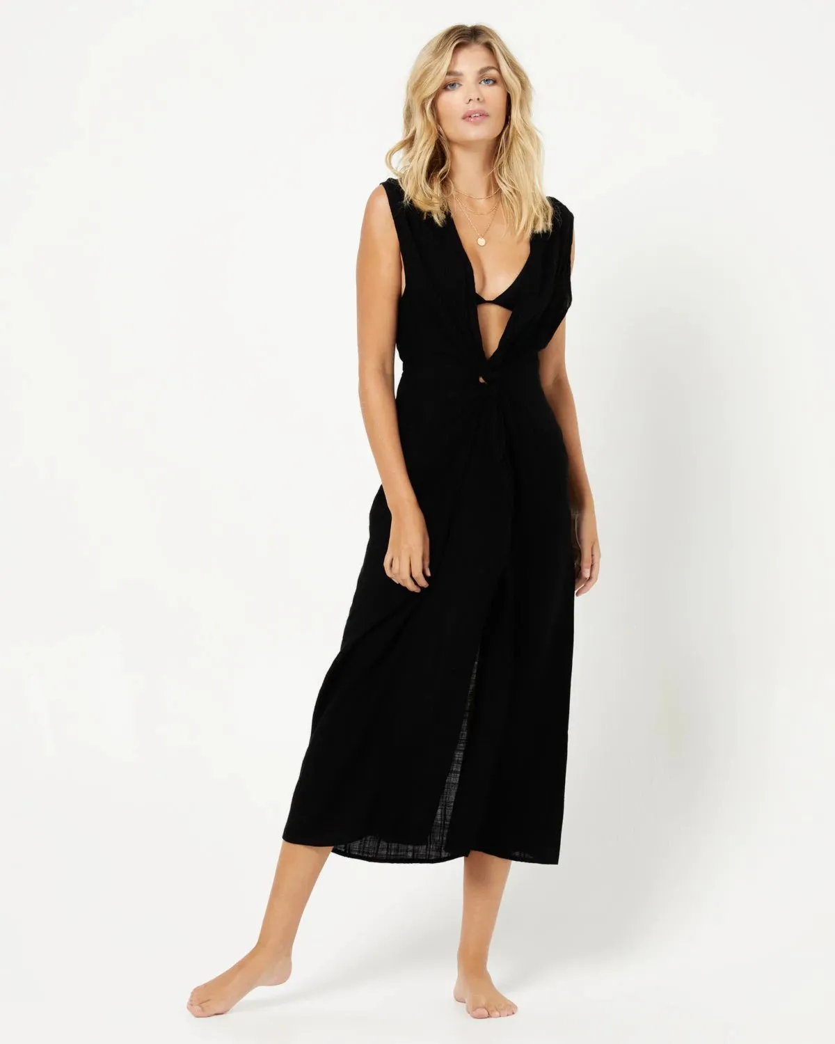 L Space Down The Line Cover-Up- black