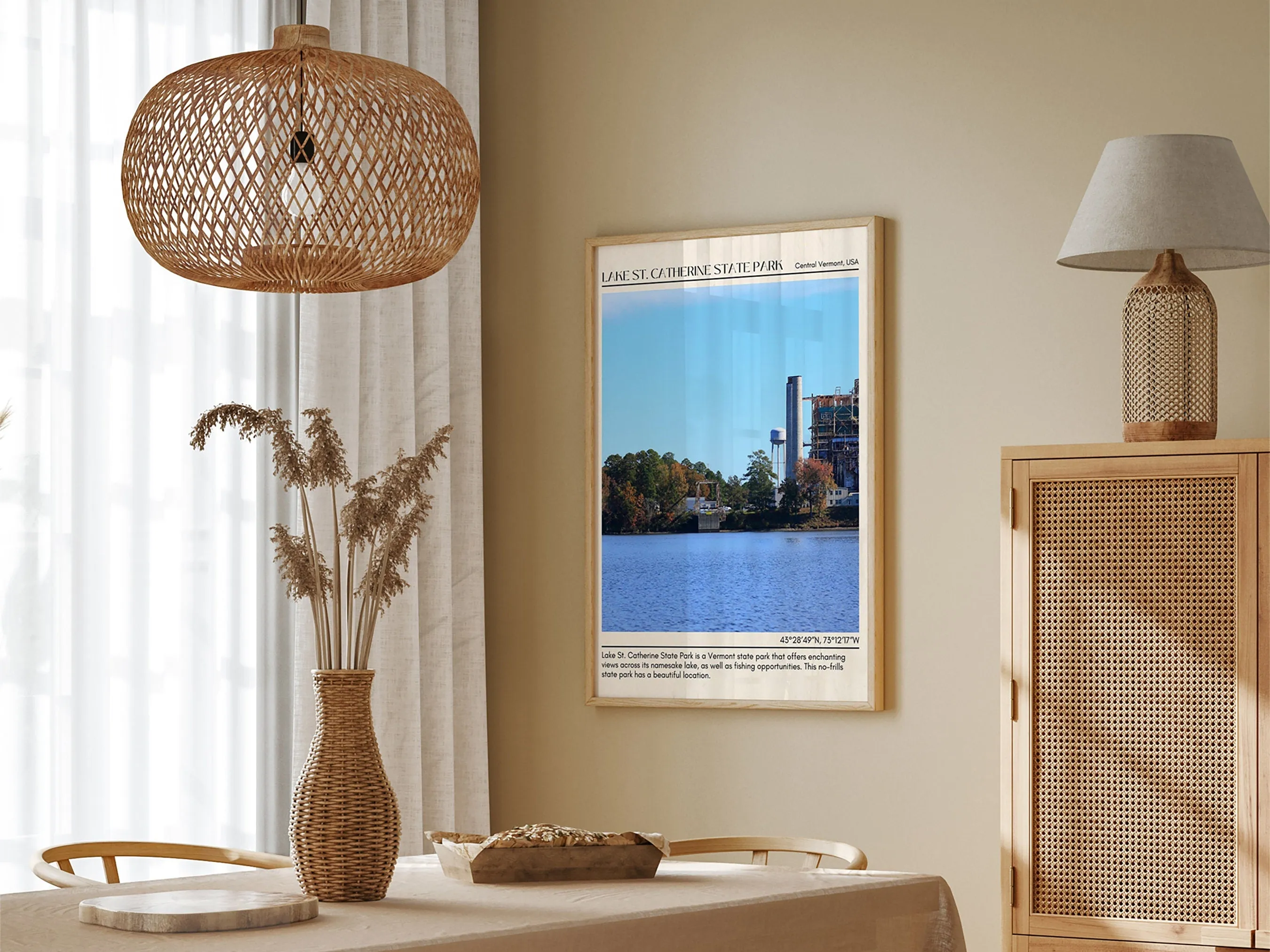 Lake St. Catherine State Park Wall Canvas, USA