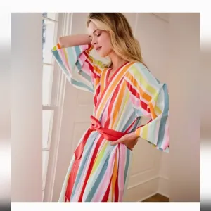 Lake x Atlantic Pacific Bell Robe Size Small