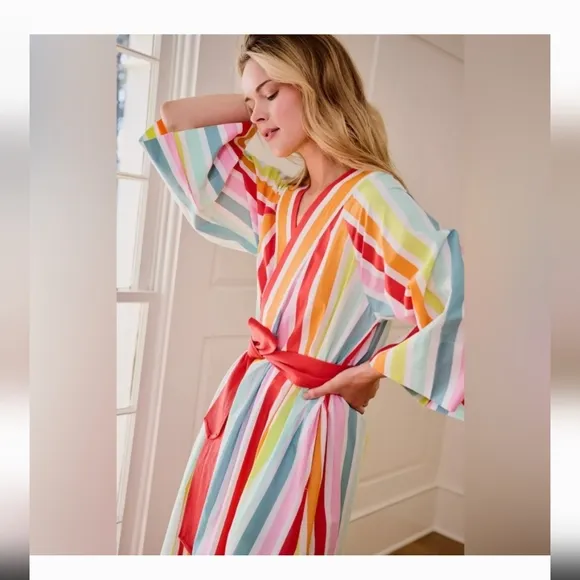 Lake x Atlantic Pacific Bell Robe Size Small