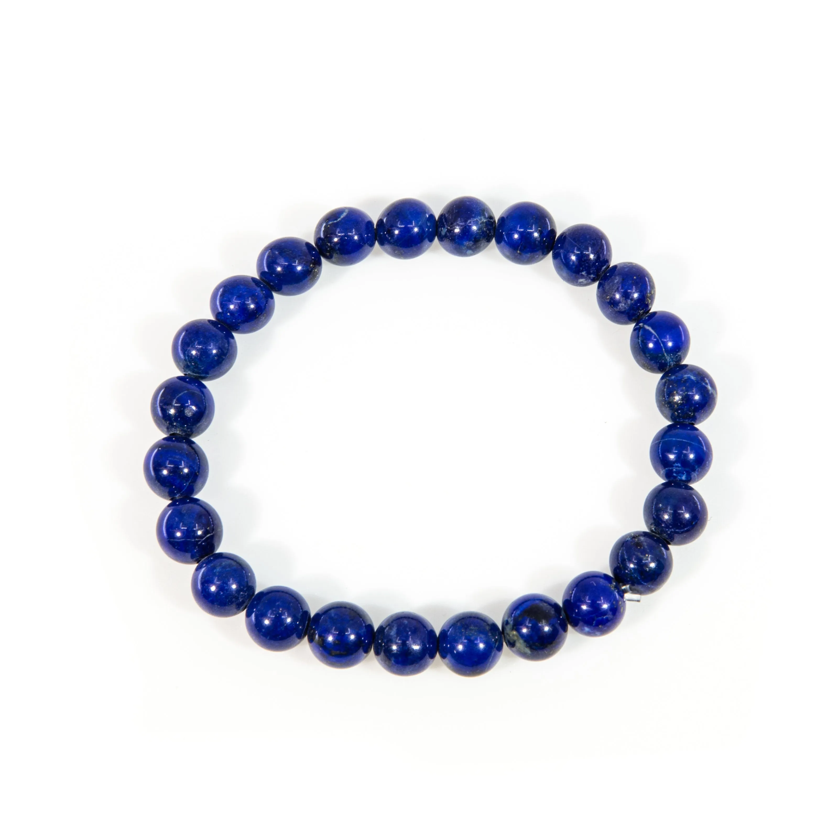 Lapis Lazuli 8mm Beaded Bracelet