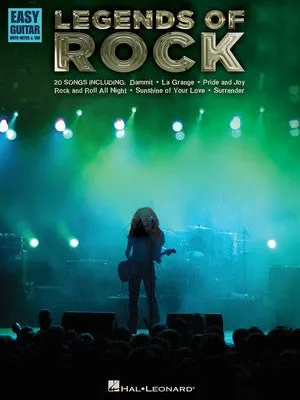 LEGENDS OF ROCK EASY GUITAR NOTES AND TAB (O/P)