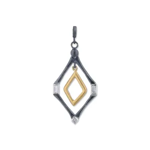Lika Behar Two-Tone Art Deco Necklace