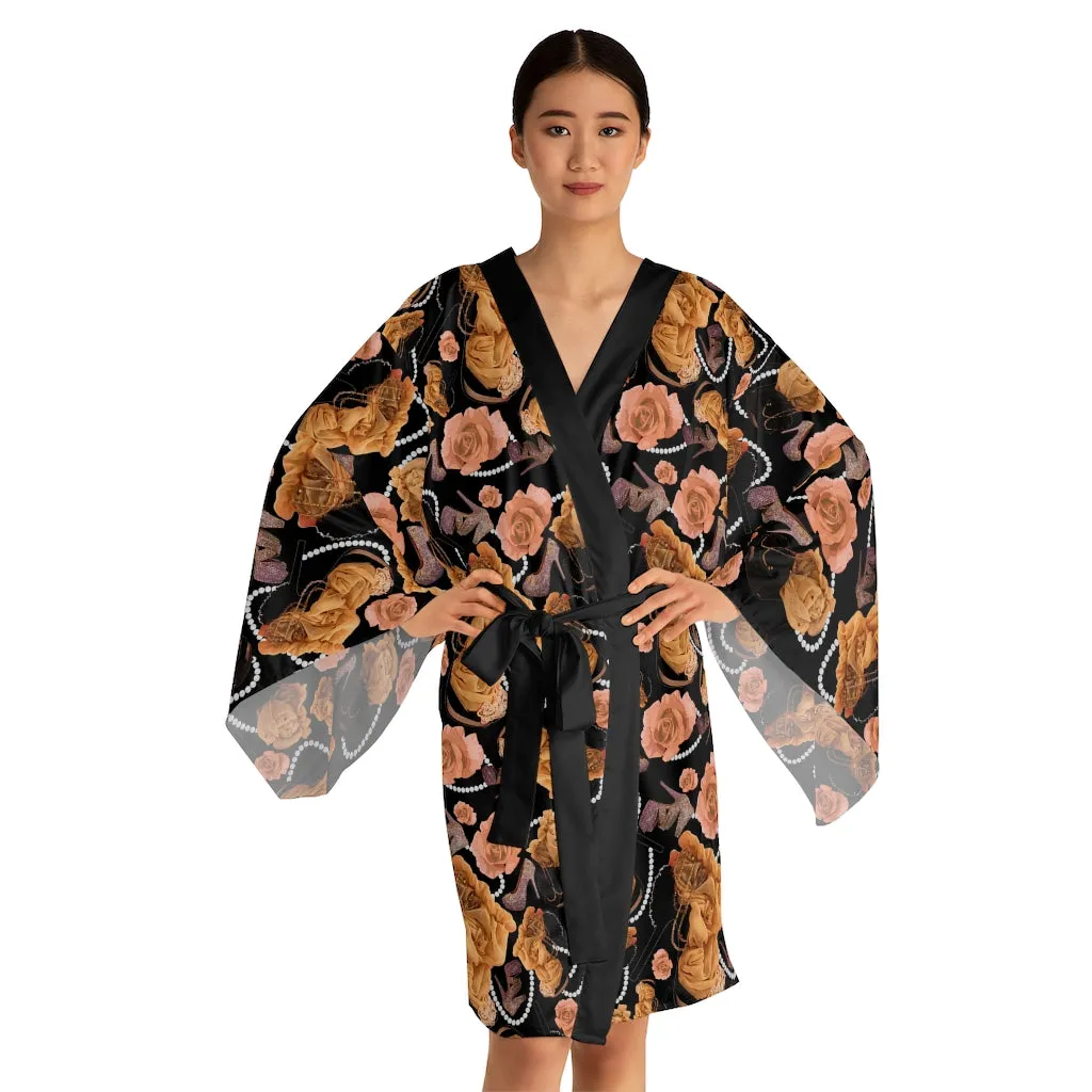 Long Sleeve Kimono Robe 'Roma Couture'