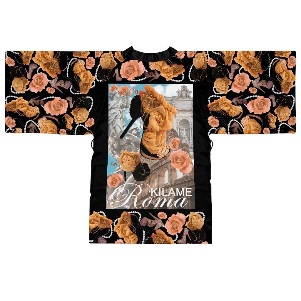 Long Sleeve Kimono Robe 'Roma Couture'