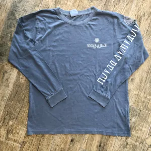 Long Sleeve Rockaway Tee - Denim FINAL SALE