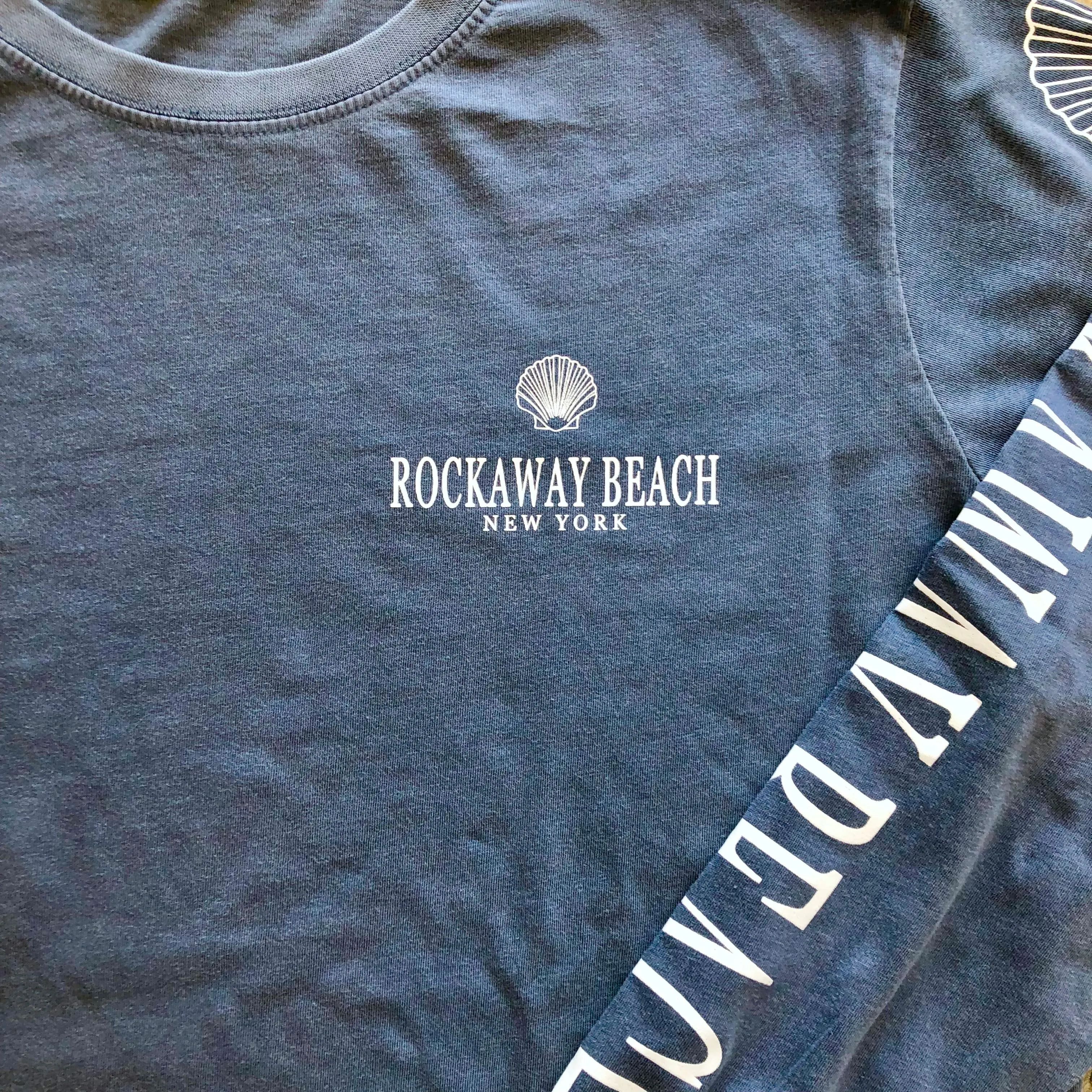 Long Sleeve Rockaway Tee - Denim FINAL SALE