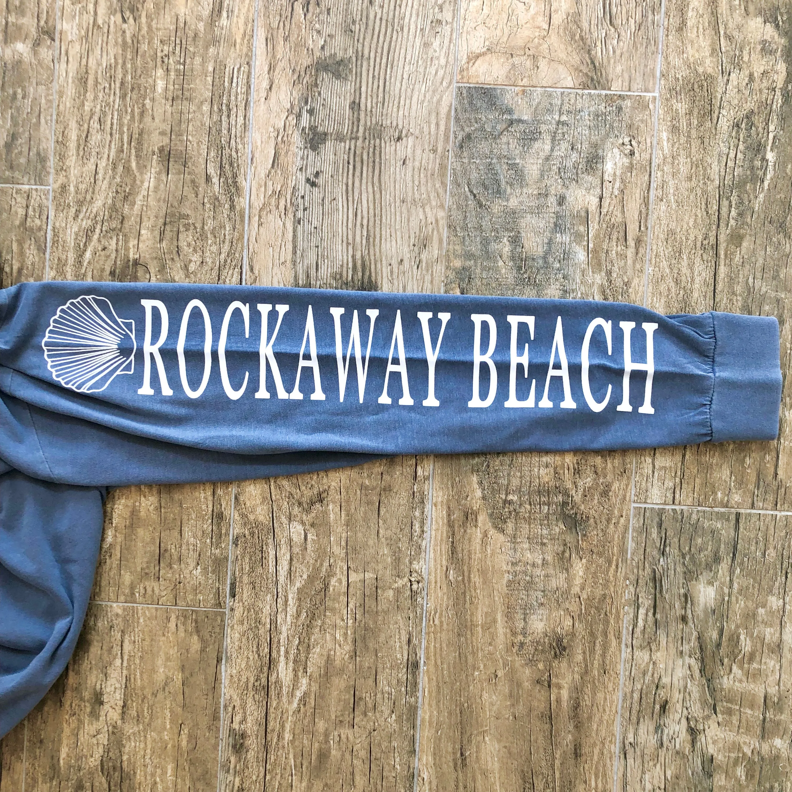 Long Sleeve Rockaway Tee - Denim FINAL SALE