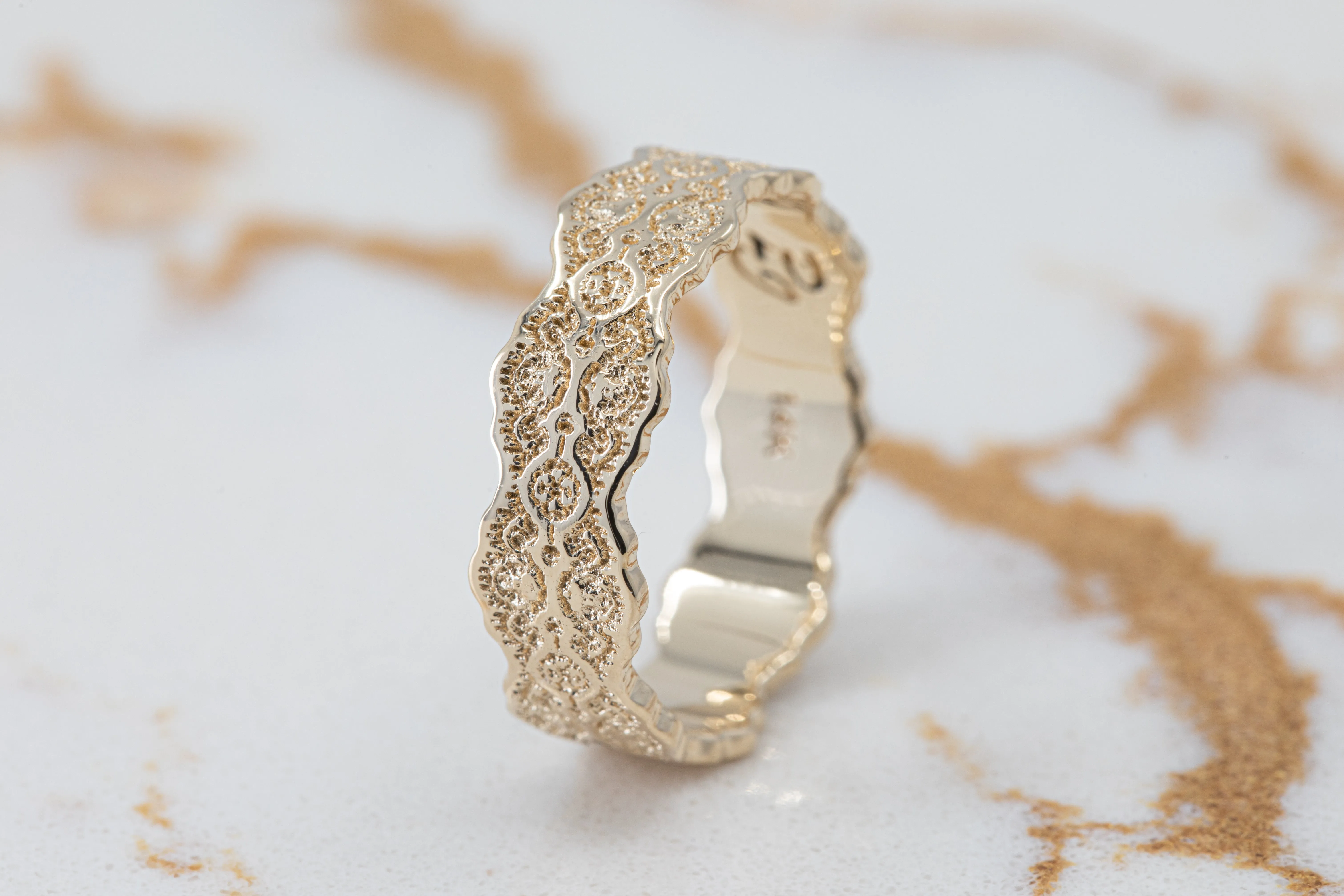 Lorelei Lace Wedding Ring