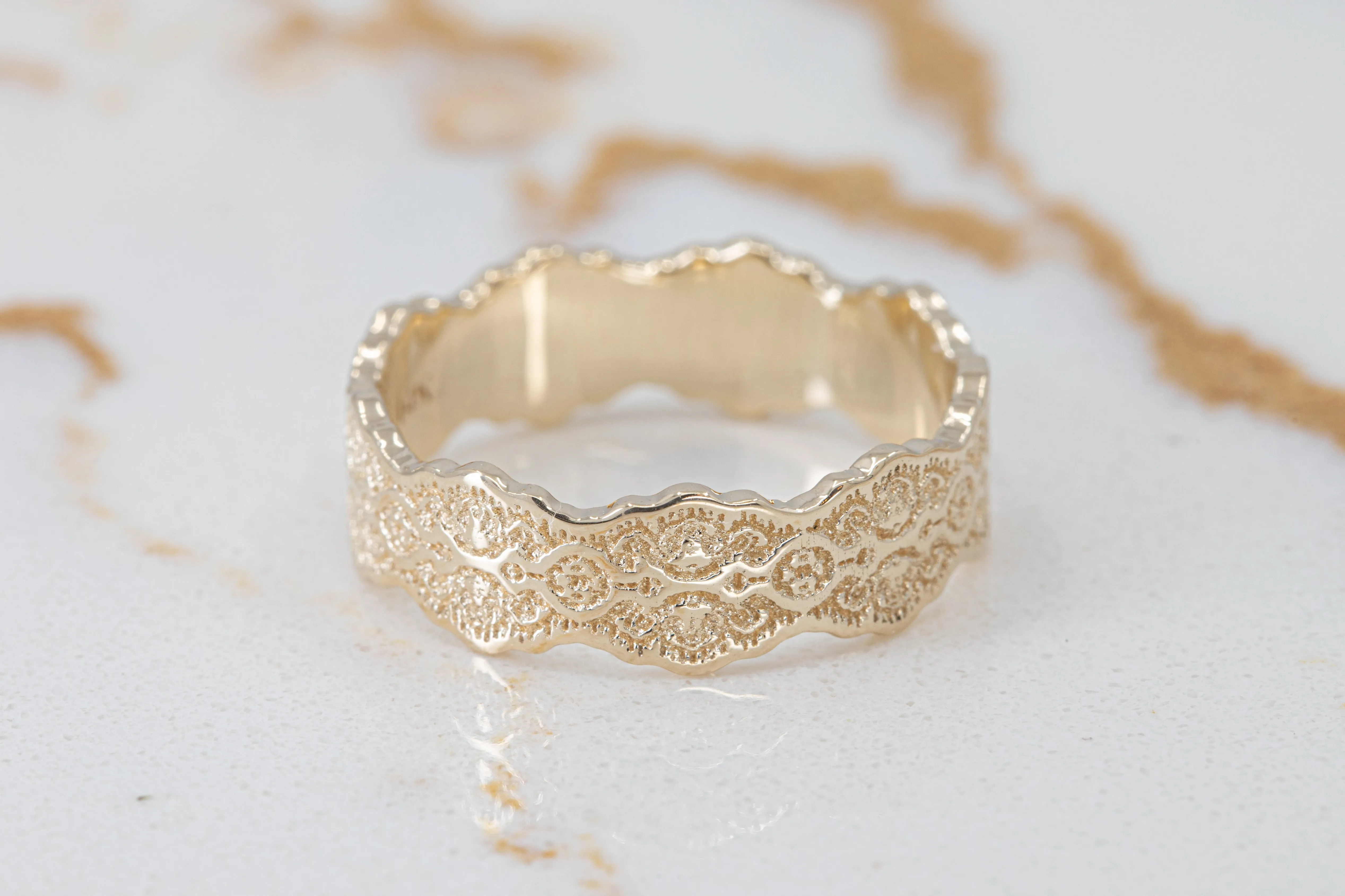 Lorelei Lace Wedding Ring