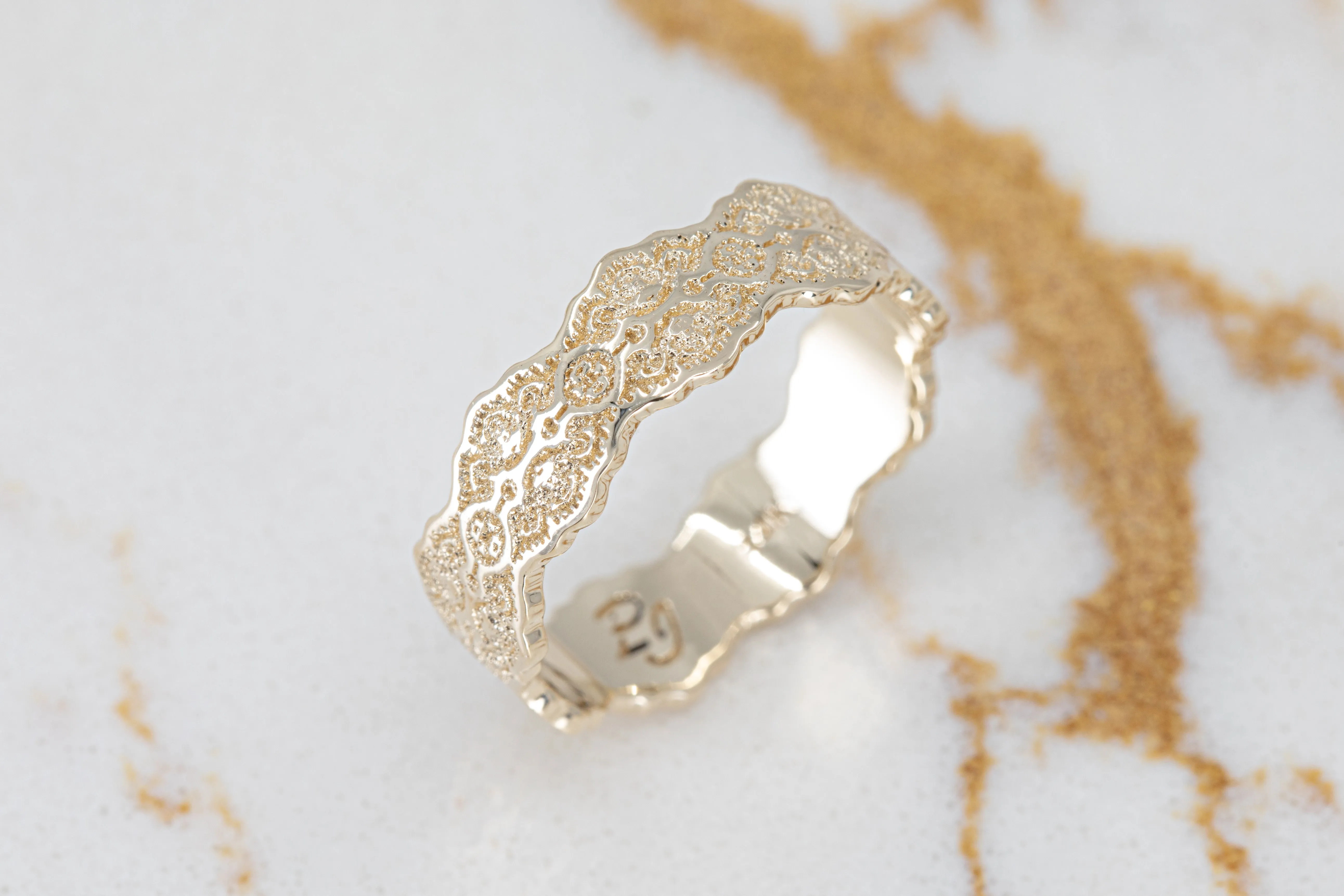 Lorelei Lace Wedding Ring