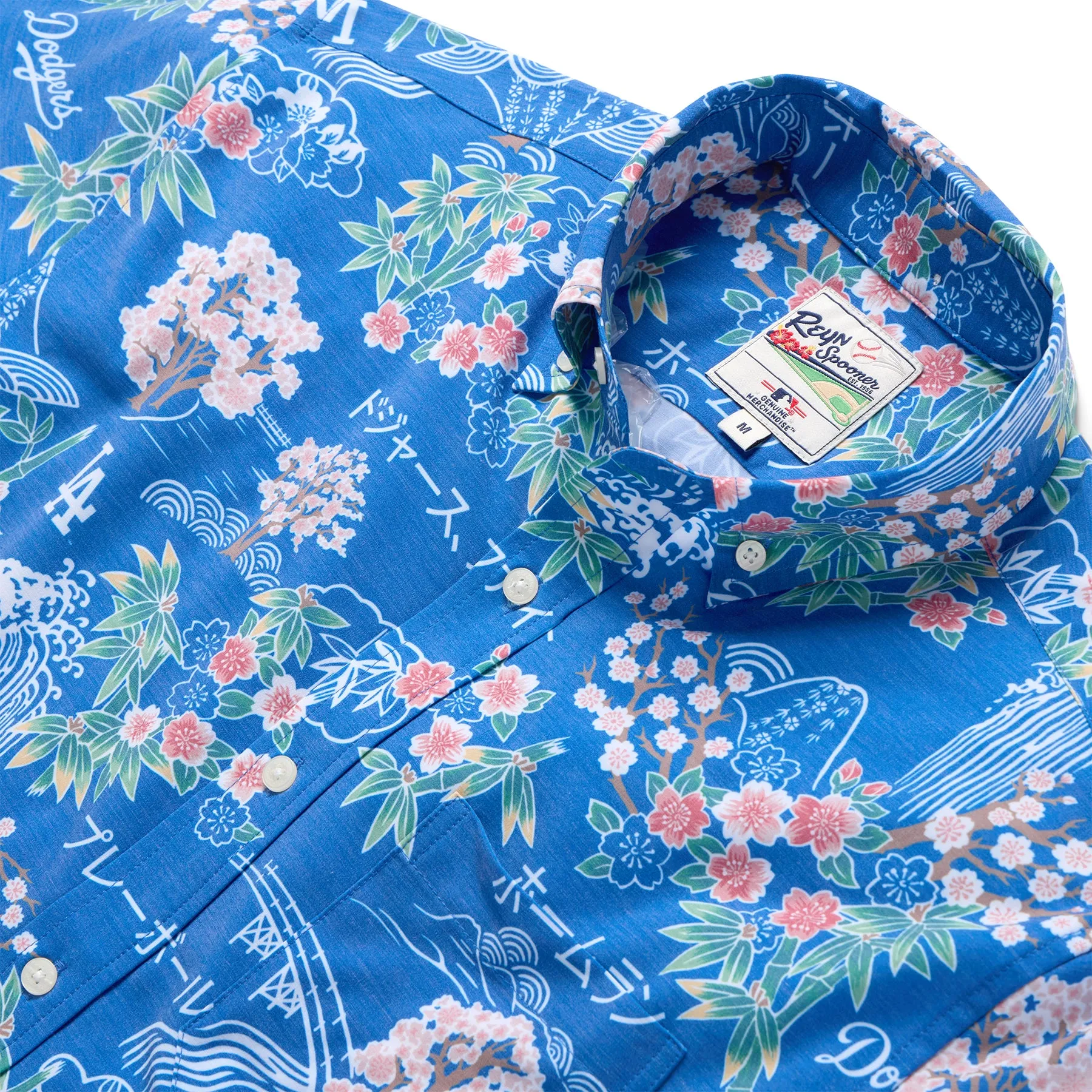 LOS ANGELES DODGERS SAKURA SPRING PERFORMANCE BUTTON FRONT
