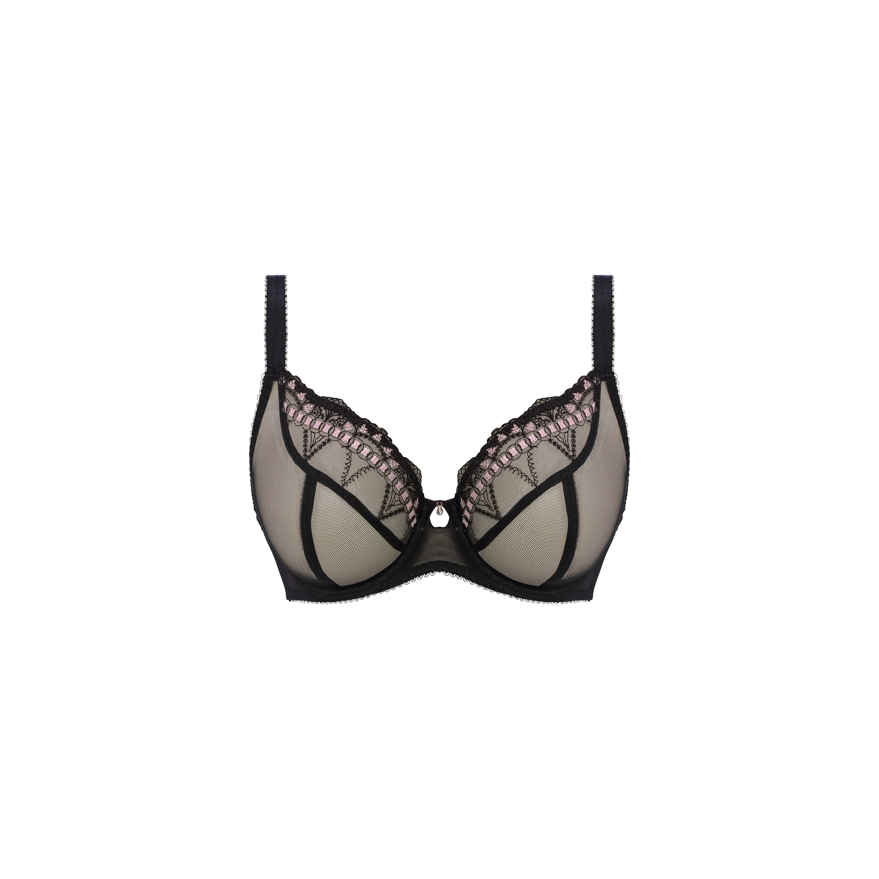 Loveland UW Plunge Bra In Boudoir Noir - Freya