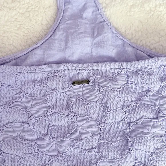 Maaji Amy Cutout Cover-Up Mini Dress in Lavender Size M