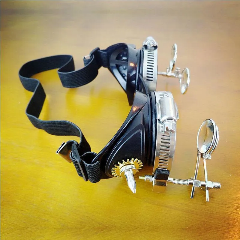 Machine Gun Steampunk Goggles