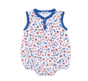 Magnolia Baby Nautical Print Boy Bubble