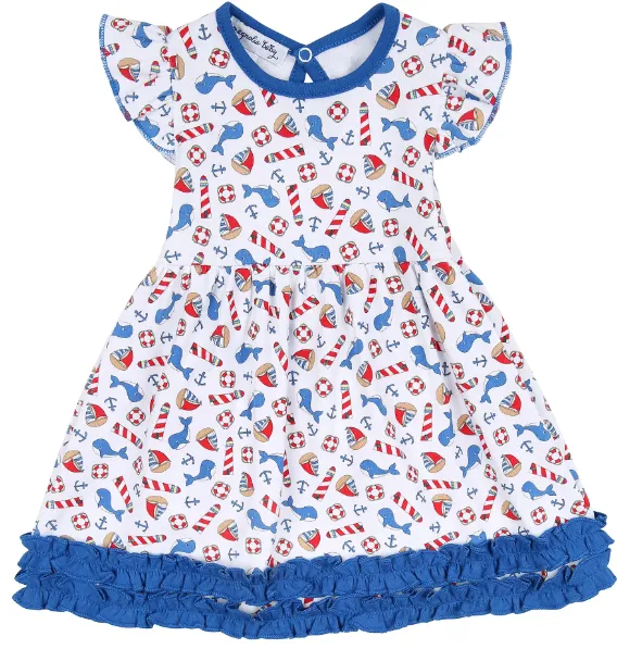 Magnolia Baby Nautical Print Boy Bubble