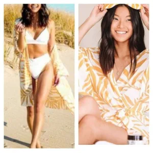 Maison Du Soir Magnolia Luxe Robe/Beach Cover-up