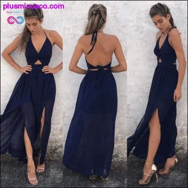Maxi Long Dress Holiday Summer Evening Party Beach Slit, Floral Bohemian Slit Cut Out Dress