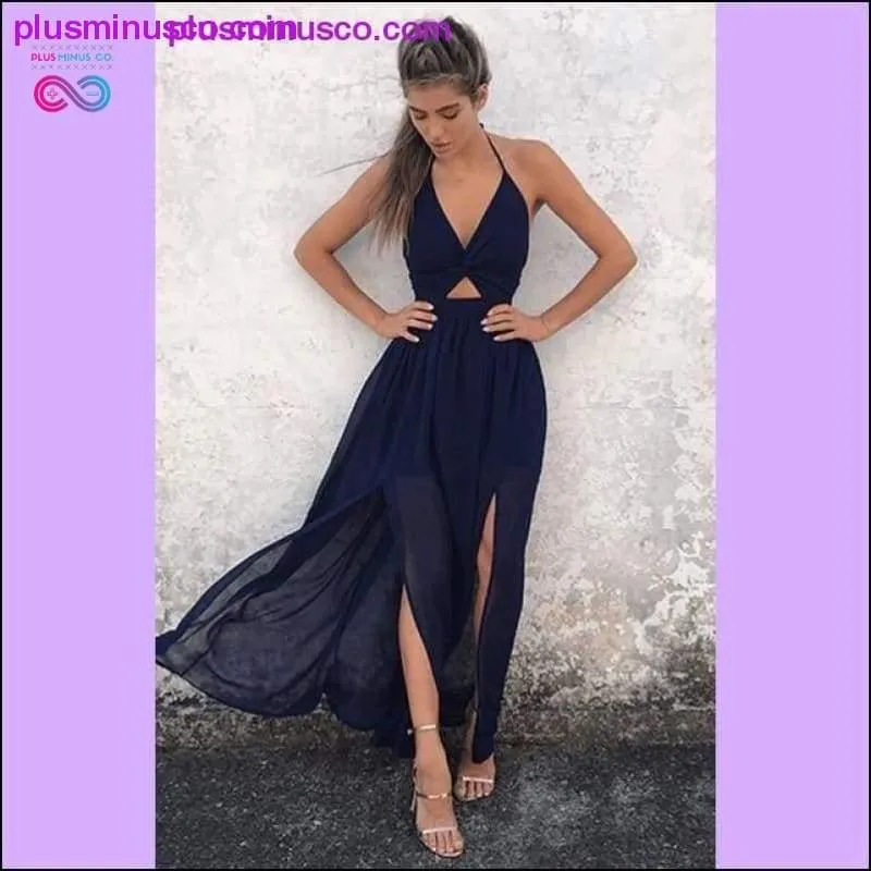 Maxi Long Dress Holiday Summer Evening Party Beach Slit, Floral Bohemian Slit Cut Out Dress