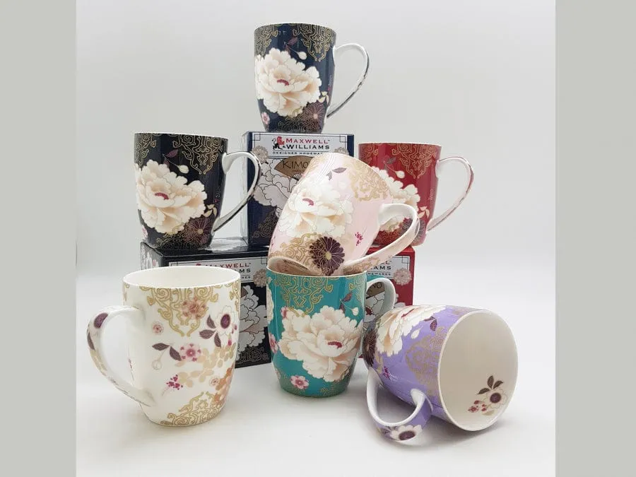Maxwell & Williams Kimono Mug Pink 400ml PK0102