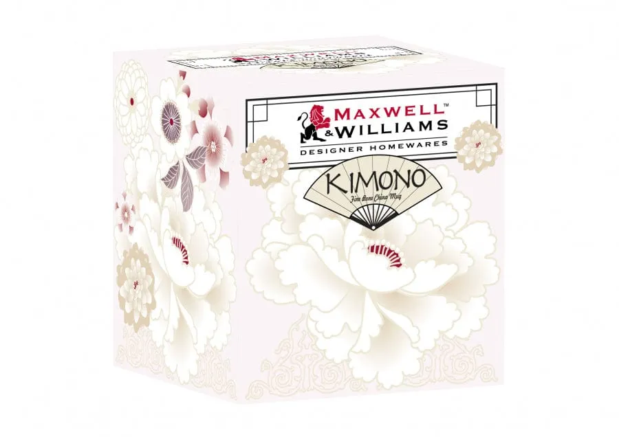 Maxwell & Williams Kimono Mug Pink 400ml PK0102