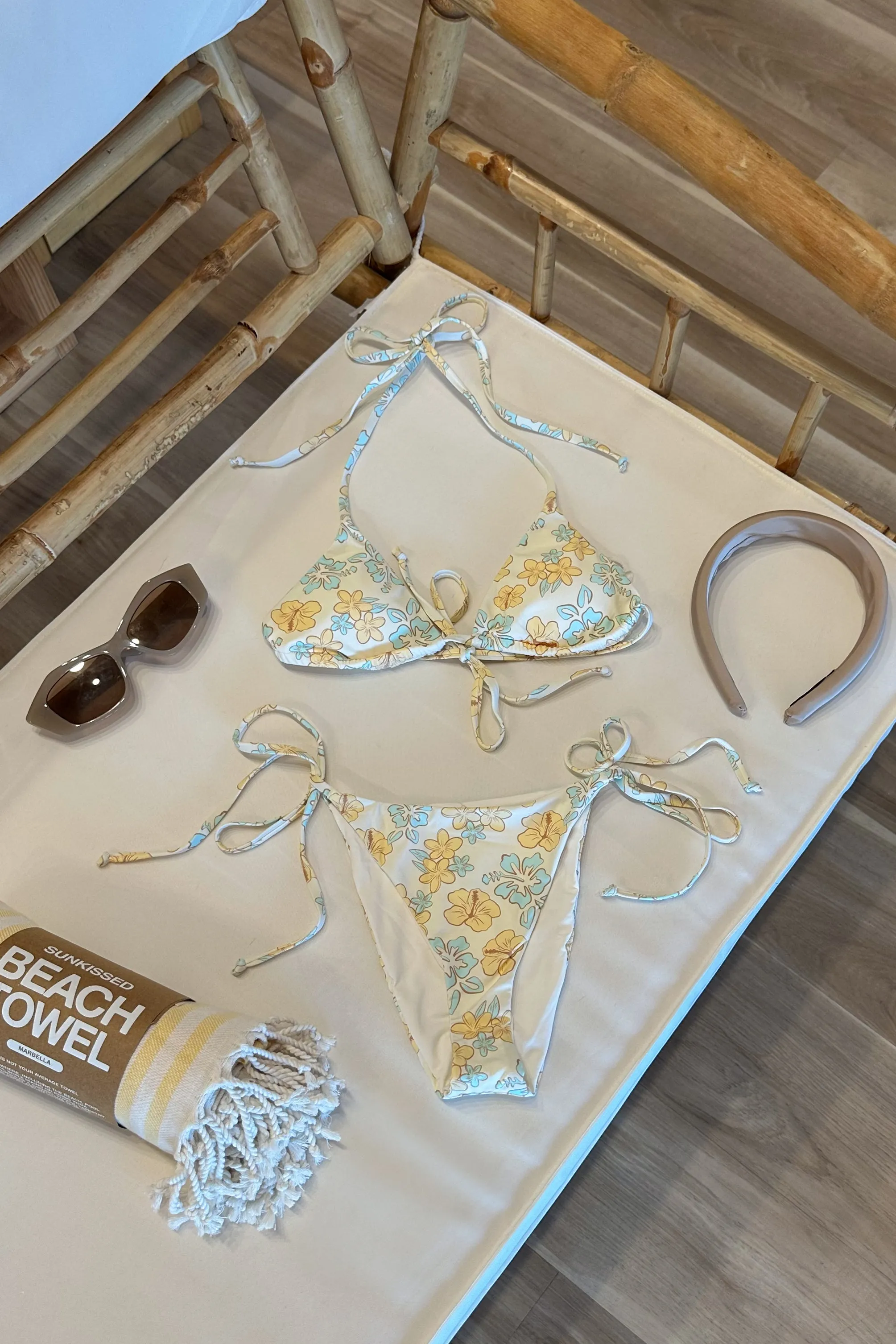 Mia Cheeky Bikini Bottom in Bahama Mama