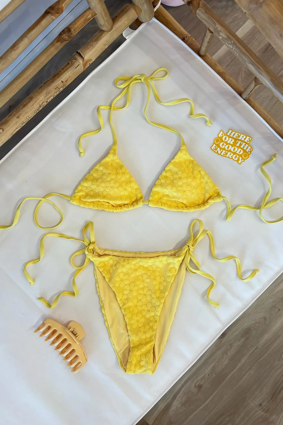 Mia Cheeky Bikini Bottom in Sunblock
