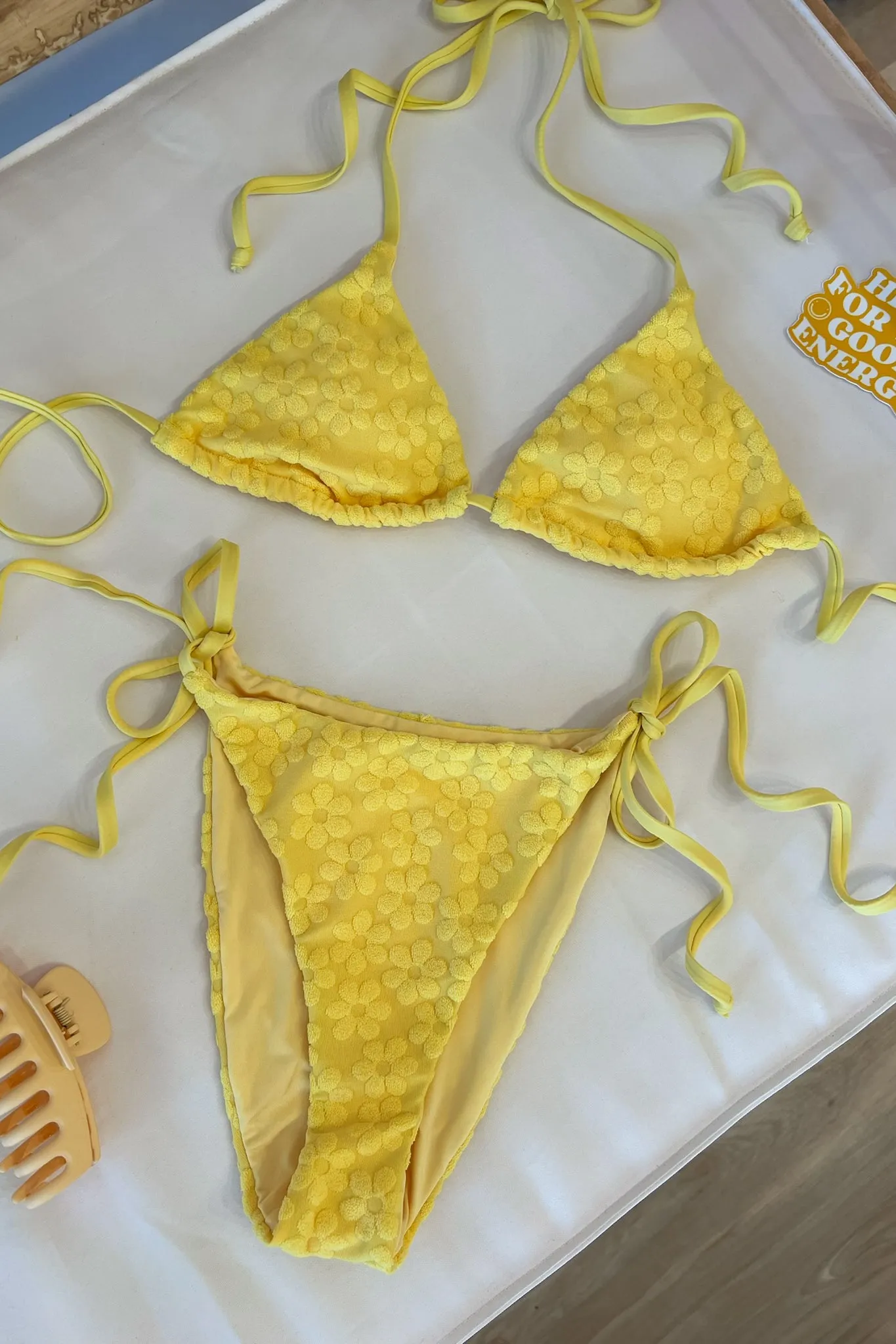 Mia Cheeky Bikini Bottom in Sunblock
