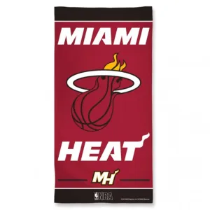 Miami Heat Towel 30x60 Beach Style