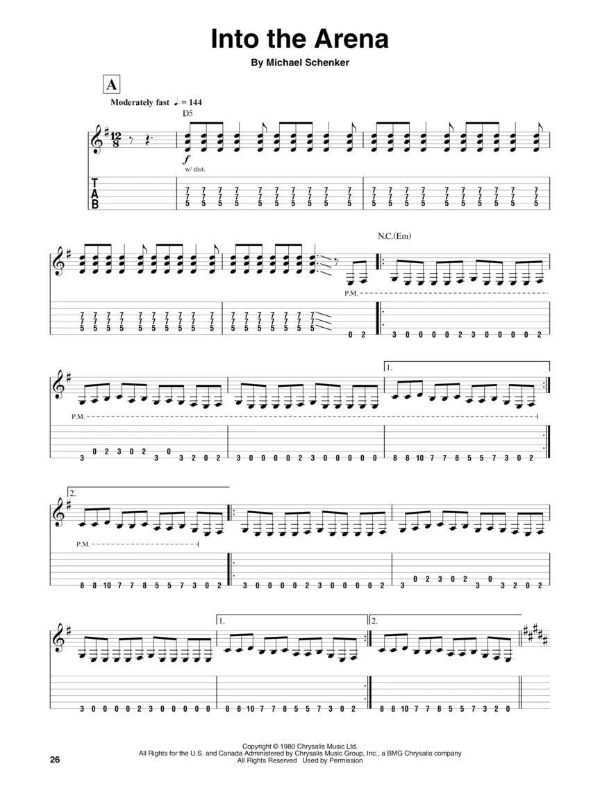 Michael Schenker Guitar Play-Along