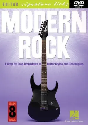 MODERN ROCK SIG LICKS DVD (O/P)